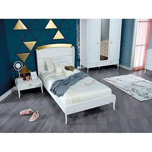 Almila Elegant Beyaz Gen� Odas�