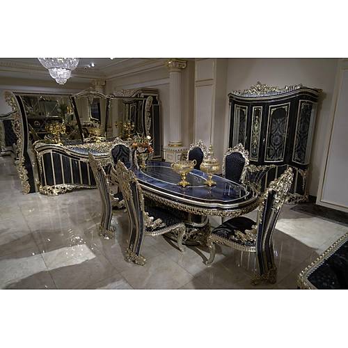 Royal Mavi Yemek Odası