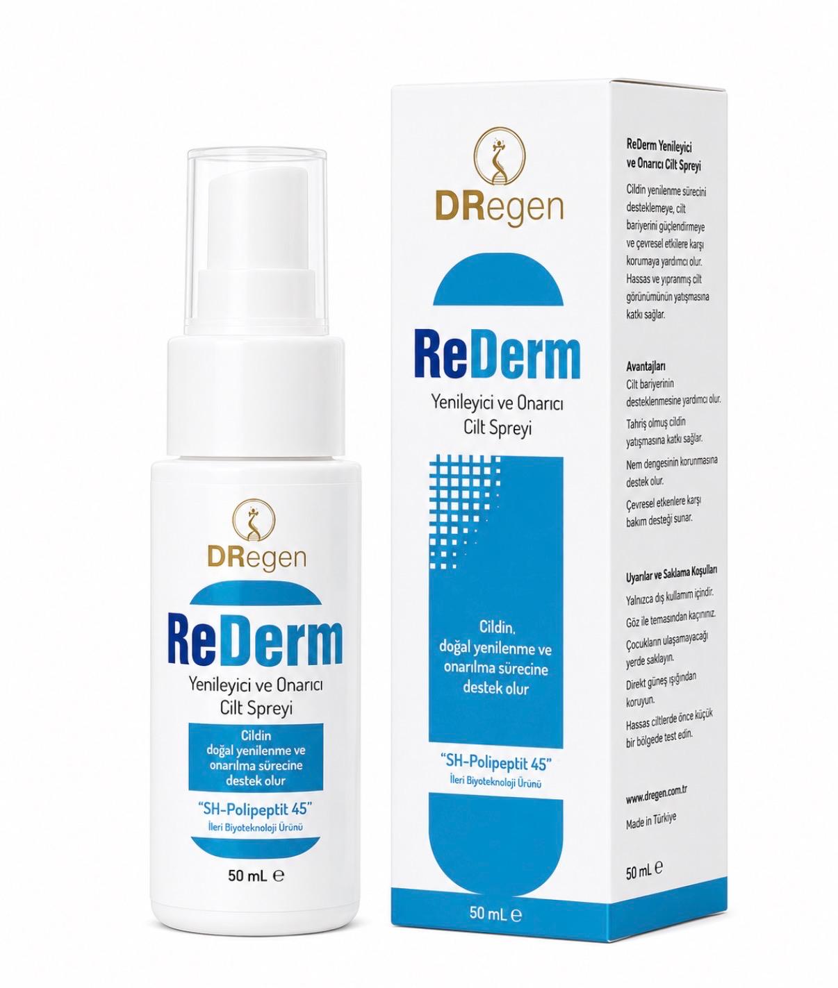 DRegen ReDerm Yenileyici ve Onarıcı Cilt Spreyi 50 mL