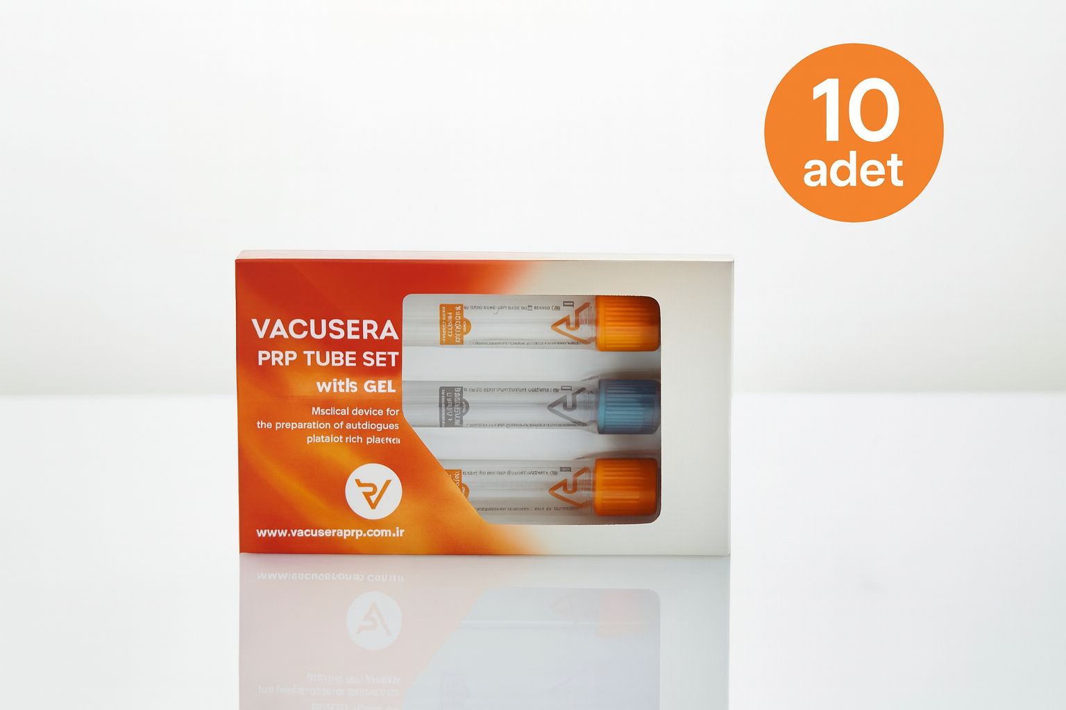 VACUSERA JELLİ PRP TÜP SETİ 10'lu SET