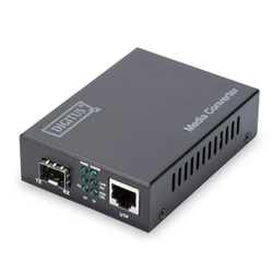 10 Gigabit Ethernet Media Converter, SFP supports 1G, 2.5G, 5G and 10G, open slot