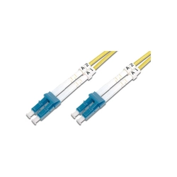 DIGITUS  LC to LC Singlemode 9/125  Duplex Patch Cord Length 10m, Class OS2