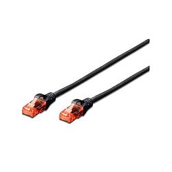 DIGITUS CAT 6 U-UTP  patch cable, Cu, LSZH AWG 26/7, length 0.50 m, color grey