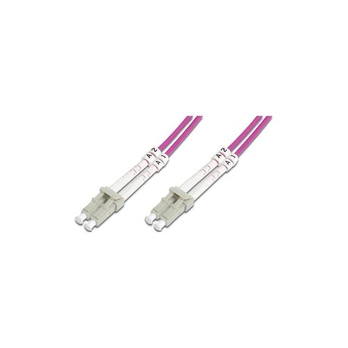 DIGITUS LC to LC Multimode 50/125, Duplex Patch Cord 1m, Class OM4