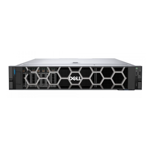 DELL SRV R760XS 2xSILVER 4410Y 2x32G 2x480GB SSD CHASSIS 16X2.5/RAILS/BEZEL/NO NIC/FRONT PERC H755 WITH FRONT LOAD/iDRAC9 SNS