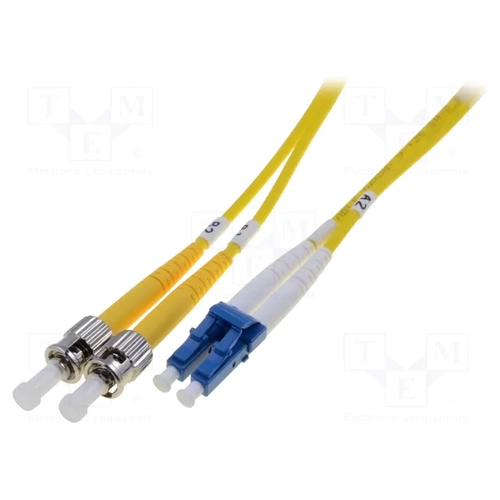 DIGITUS  LC to SC Singlemode 9/125  Duplex Patch Cord Length 1m, Class OS2