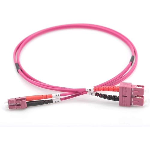 DIGITUS SC to LC Multimode 50/125, Duplex Patch Cord 10m, Class OM4