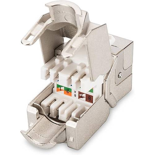 DIGITUS CAT 6 Keystone Jack, shielded 250 MHz acc. ISO/IEC 11801:2002 AM2:2009/09, tool free connection