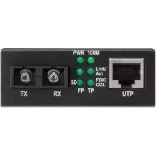 Fast Ethernet Media Converter, Multimode SC connector, 1310nm, up to 2km