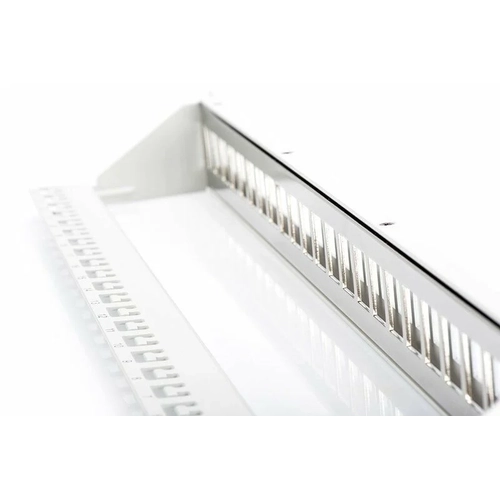DIGITUS Modular Patch Panel, shielded 24-port, blank, 1U, rack mount, color black RAL 9005