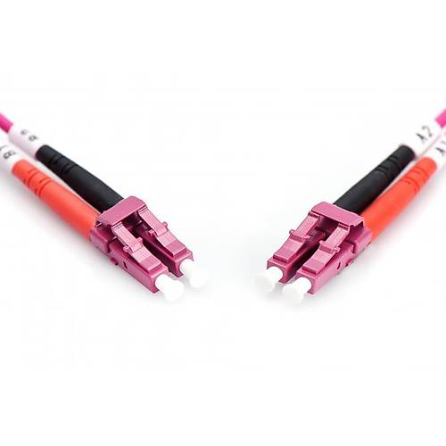 DIGITUS LC to LC Multimode 50/125, Duplex Patch Cord 1m, Class OM4