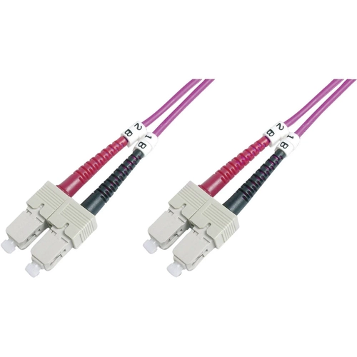 DIGITUS SC to SC Multimode 50/125, Duplex Patch Cord 1m, Class OM4