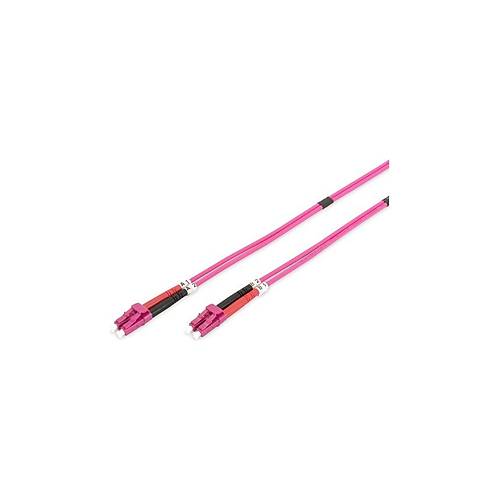 DIGITUS LC to LC Multimode 50/125, Duplex Patch Cord 1m, Class OM4