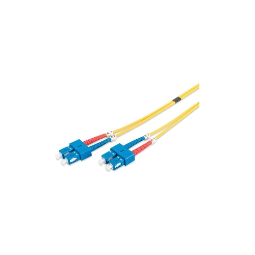 DIGITUS  SC to SC Singlemode 9/125  Duplex Patch Cord Length 1m, Class OS2
