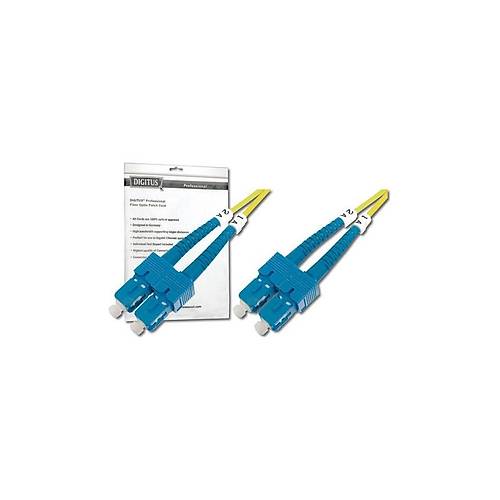 DIGITUS  SC to SC Singlemode 9/125  Duplex Patch Cord Length 10m, Class OS2
