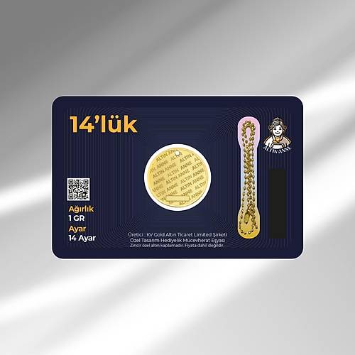 14 Ayar, 1 Gr Yuvarlak
