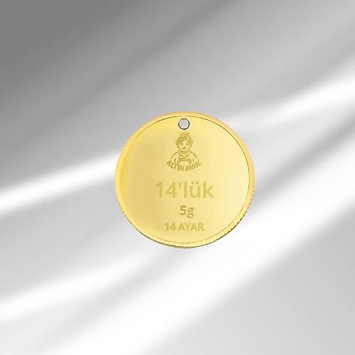14 Ayar, 5 Gr Yuvarlak