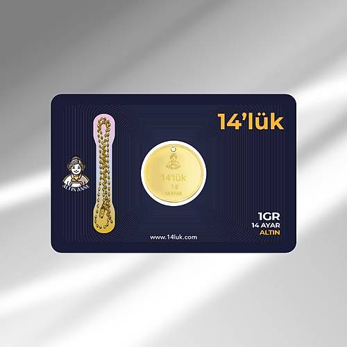 14 Ayar, 1 Gr Yuvarlak