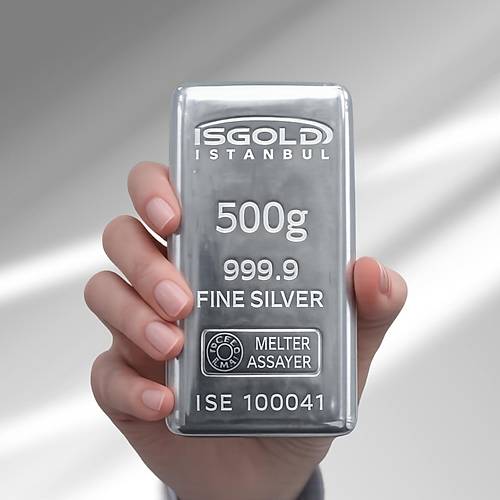 500 Gram K�l�e G�m�� - 999,9 | Sertifikal�