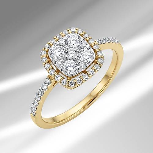 0.24 Karat P�rlanta Coronet Y�z�k