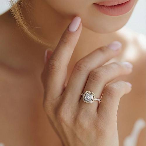 0.24 Karat P�rlanta Coronet Y�z�k