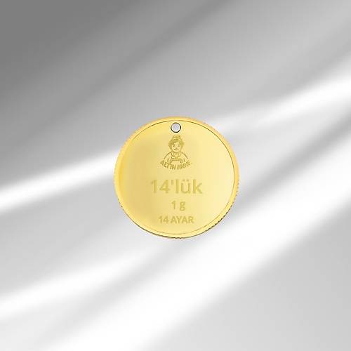 14 Ayar, 1 Gr Yuvarlak