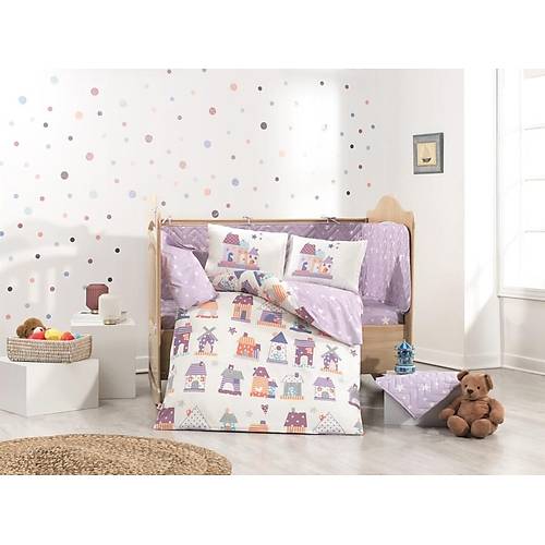 Felix Mor Poplin Bebek Nev Takm - Lisinya