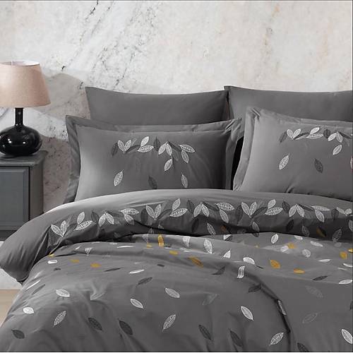 ift Kiilik Poplin Premium Nakl Nev Lidia Gri - Lisinya