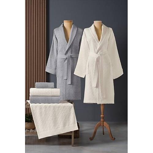 Bambu Bornoz Seti Lisse Coin vory
