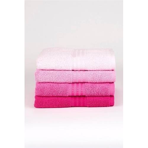4l 50x90 Havlu Seti Pembe