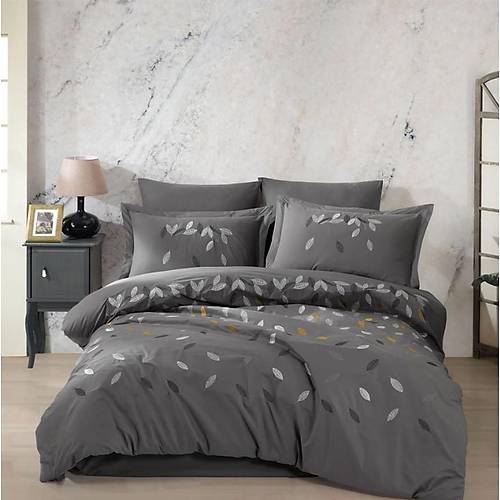 ift Kiilik Poplin Premium Nakl Nev Lidia Gri - Lisinya