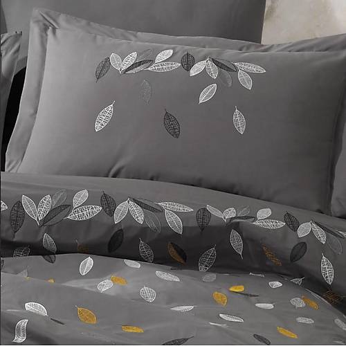 ift Kiilik Poplin Premium Nakl Nev Lidia Gri - Lisinya