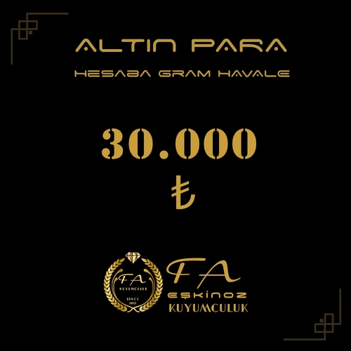 30000 TL Alt�n Para