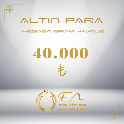40000 TL Alt�n Para