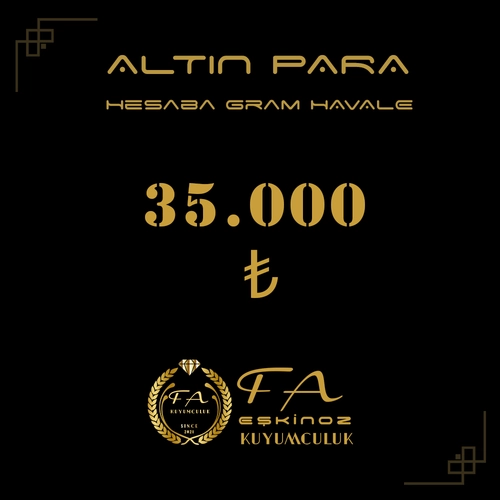 35000 TL Alt�n Para