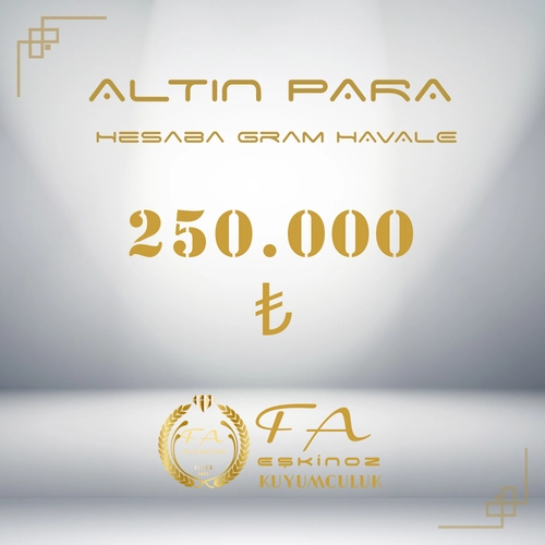250000 TL Alt�n Para