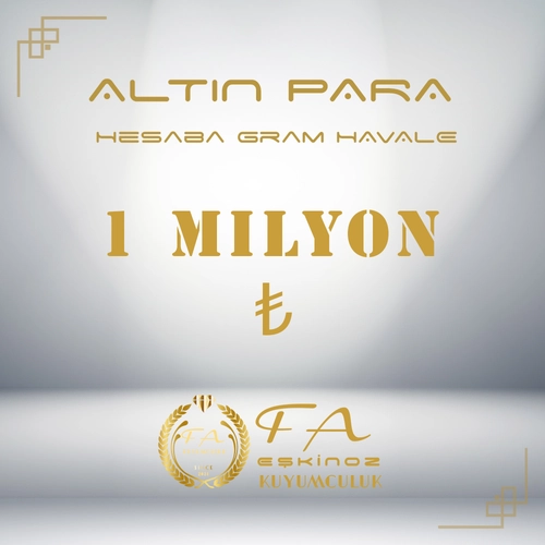 1 Milyon TL Alt�n Para