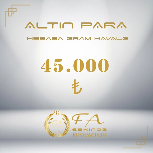 45000 TL Alt�n Para