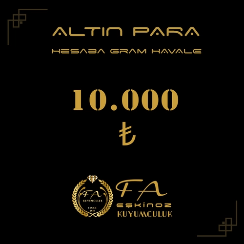 10000 TL Alt�n Para