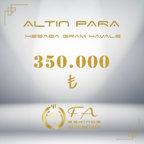 350000 TL Alt�n Para