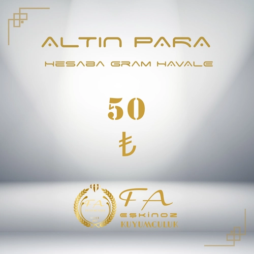 50 TL Alt�n Para