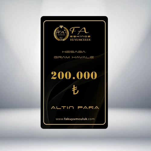200000 TL Alt�n Para