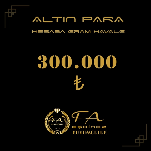 300000 TL Alt�n Para