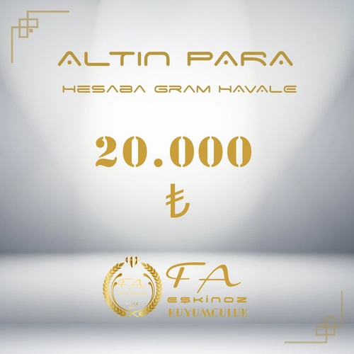 20000 TL Alt�n Para