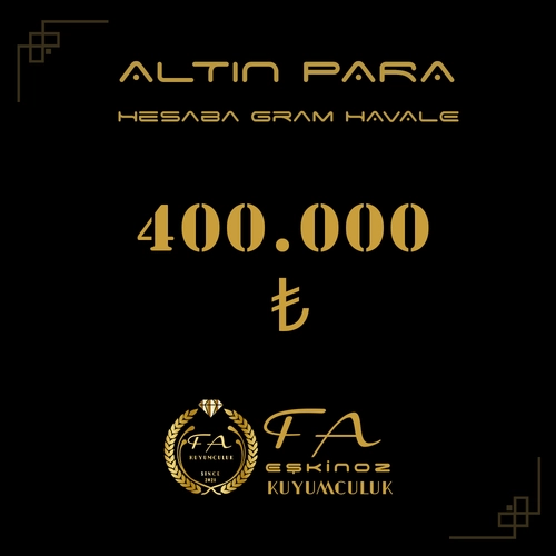 400000 TL Alt�n Para