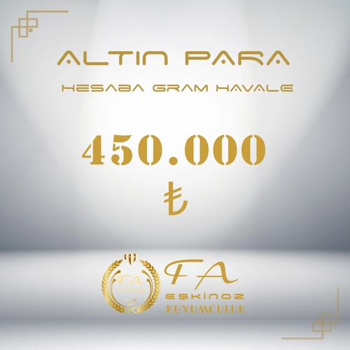450000 TL Alt�n Para