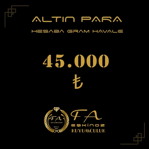 45000 TL Alt�n Para