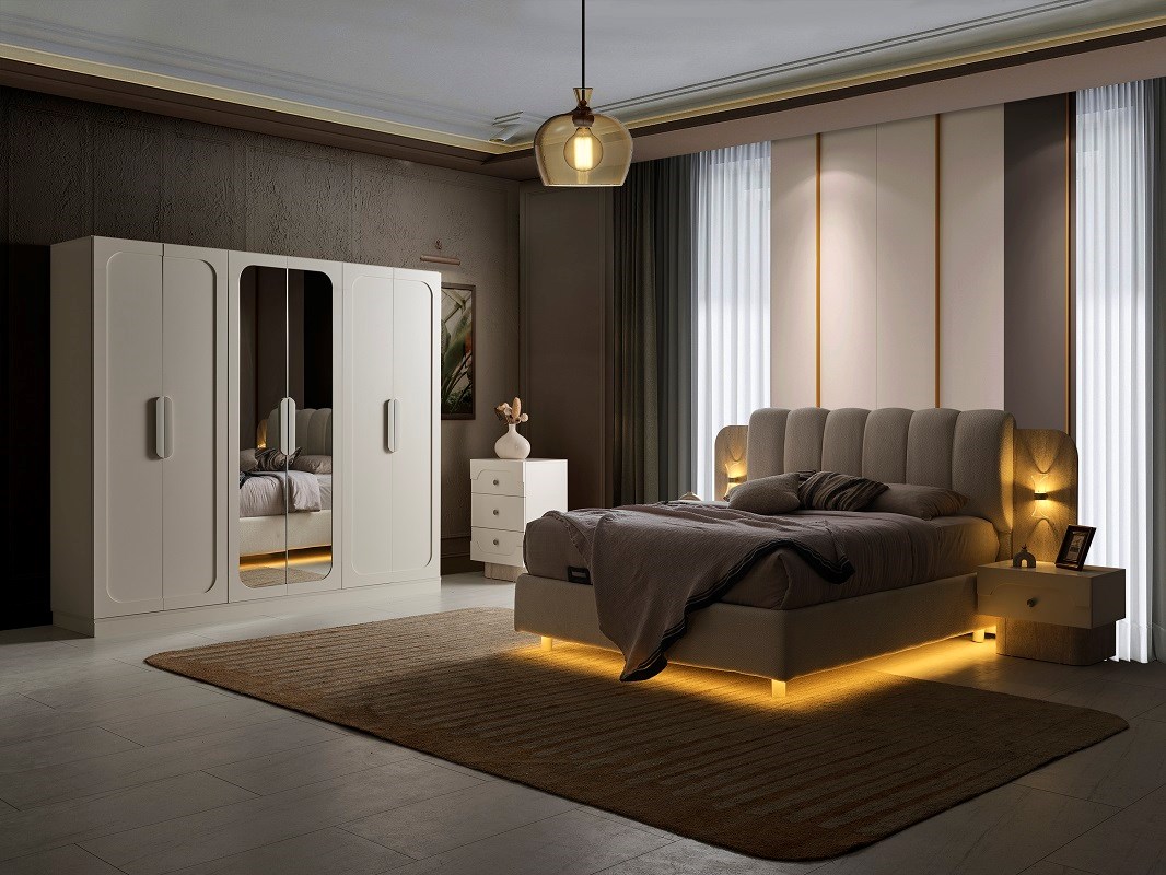 Malaga mdf YATAK ODASI TAKIMI