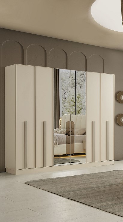 MAÇKA MDF 6 KAPILI DOLAP 