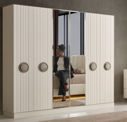 SEGOVİA MDF 6 KAPILI DOLAP 